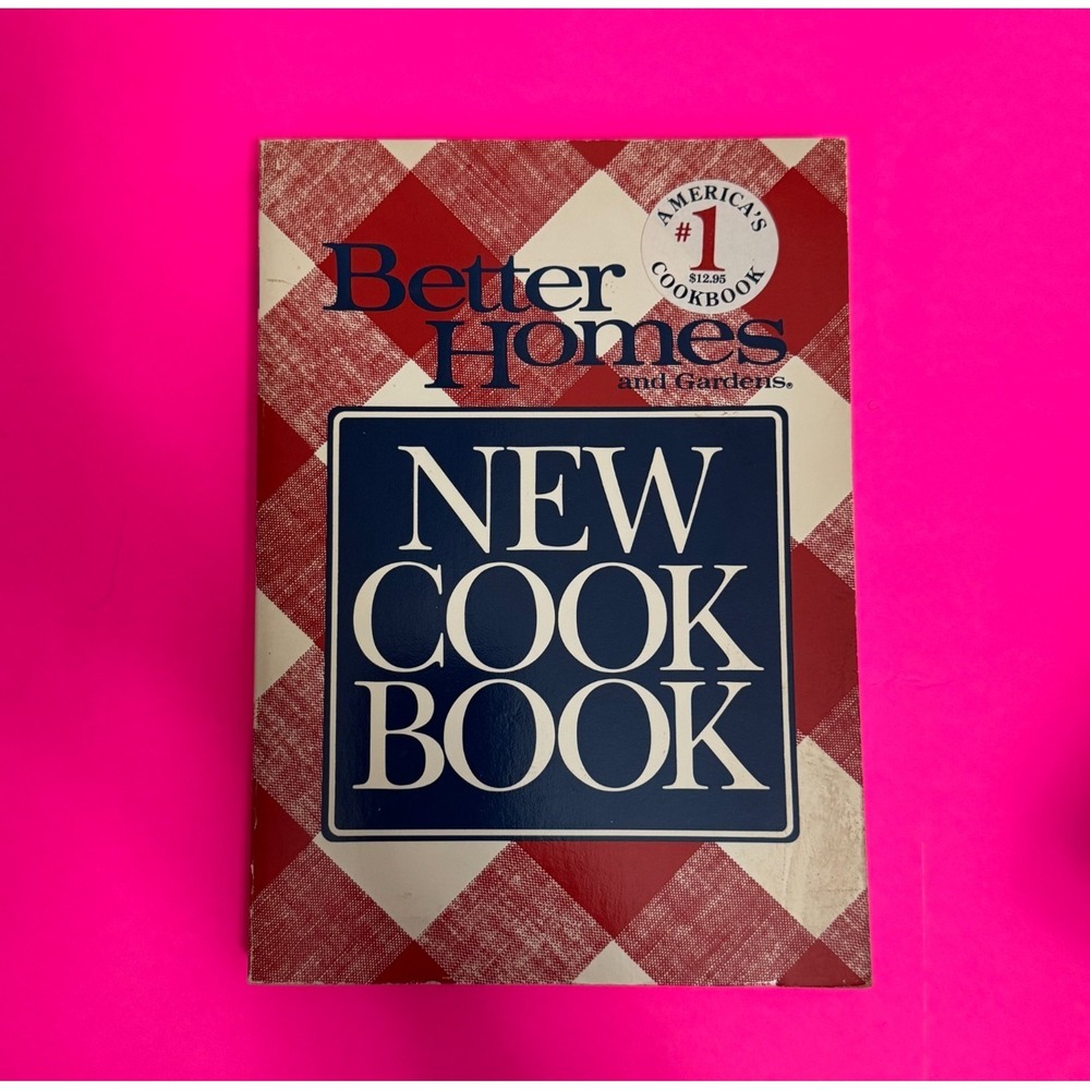 Vintage Better Homes and Gardens New Cook Book - 1989‎ - Softcover Illustrated